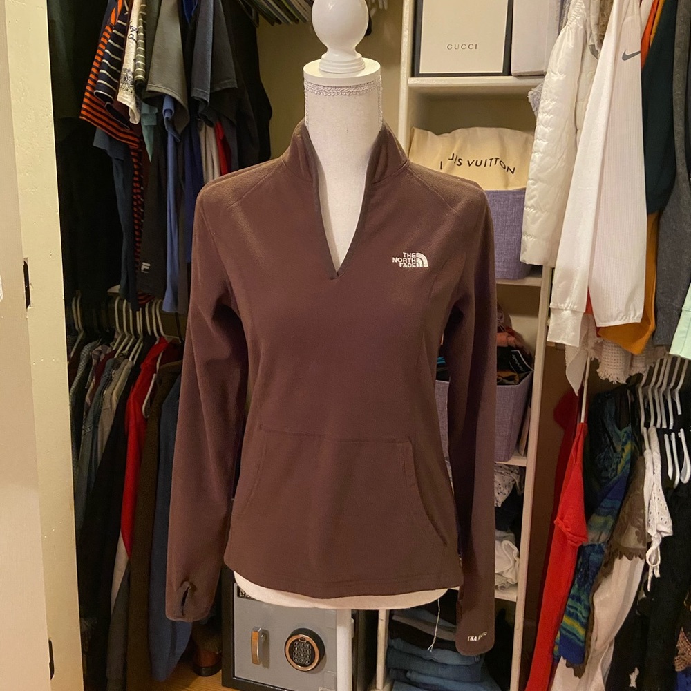 The North Face sweatshirt